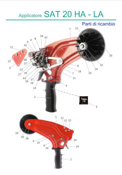 Parti di ricambio - SAT 20